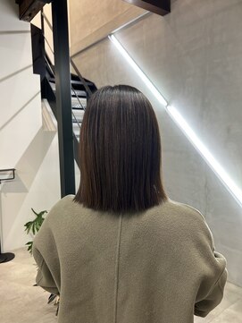 切りっぱなしボブ