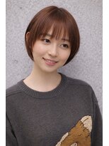 テラ(terra)&nbsp;丸みショート × 小顔カット×サイドバング|20代30代40代