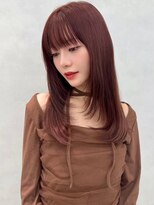 アッシュ 茗荷谷店(Ash)&nbsp;茗荷谷レイヤーカット韓国ダブルカラー顔周り前髪カットボブ