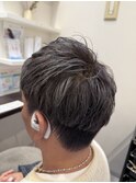 メンズシルバーメッシュ