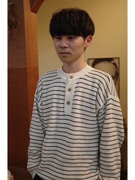 エディ(Edy) マッシュニュアンスパーマケアパーマ刈り上げメンズ眉毛カット