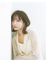 ロウ 銀座(RAW)&nbsp;インナーカラー　イヤリングカラー　ハイライト　銀座　ボブ