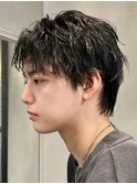 men's/メンズ/メンズカット/韓国/黒染/顔周り/マッシュ/池袋