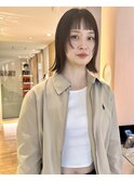 抜け感×小顔見せ×ミディアムレイヤー