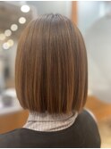 乾かすだけで決まる酸性ストレート×大人ボブ