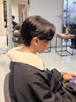 ダブルアール(RR MEN'S SALON)&nbsp;MEN’S/リバースセンターパート/ニュアンスパーマ/由比ヶ浜