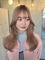 エラン トウキョウ 学芸大学店(elan tokyo) 透明感ベージュ/ミルクティー/レイヤーロング