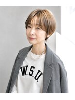 ウィールール 札幌店(WE RULE) 40代人気♪大人ショートボブ×耳掛けショート ベージュブラウン
