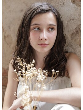 カライング(ing) 【+~ing】 80s風 かきあげソバージュ long