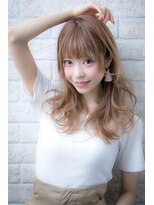 エルデ ナインズ ヘアー スタンド 川口店(elde 9's HAIR STAND)&nbsp;シルキーチョコレート＆プリカールの大人ガーリーモードヘア