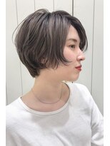 モリオフロムロンドン 大宮店(morio from London)&nbsp;【oomiyaよしだあすか】グレージュローライト×ハンサムショート