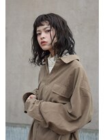 シーヘア(C．．．hair)&nbsp;ミディアムパーマスタイル