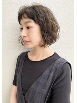 モリオ フロム ロンドン サッポロファクトリー店(morio FROM LONDON)&nbsp;【morio札幌】大人かわいいショートバング×パーマボブ
