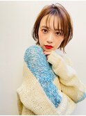ACE 横浜　似合わせボブ×透明感ブラウンアッシュ