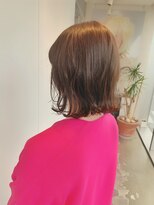 オブ ヘアー 自由が丘 ウエスト(Of HAIR WEST) ロブヘア＊春の透明感カラー