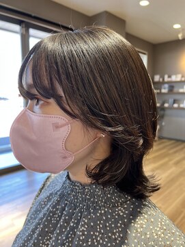 レイ 万博記念公園店(Ray) 韓国風レイヤー/外ハネミディアム/韓国風バング/つくば美容室