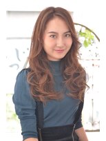 アディクト 東陽町西口(addict)&nbsp;チョコレートカラーのモテ髪ロング＿ロング［東陽町]