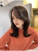 ふんわり可愛い韓国風レイヤー顔まわりレイヤー