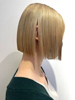 ネオヘアー 曳舟店(NEO Hair)&nbsp;ぷつっとボブ×ブロンド/ダブルカラー/ミニボブ/ハイトーン/曳舟