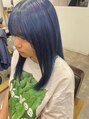 ユニカバイミリー(unica by milly) 艶感と透明感のある『ビビット系ブルーカラー』