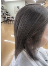 アール ヘアーアンドメイク 妻田店(R Hair&Make) シークレットハイライト×モカベージュ