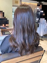 ヘアリゾート粋 ティガ 池袋店(tiga)&nbsp;艶髪/透明感カラー/ナチュラルブラウン/セミロング