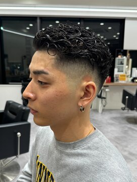 ルースト 京都駅前店(ROOST) リバースパーマ×スキンフェード