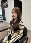 韓国ヘア☆レイヤーカット☆透明感ベージュ