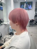 ポプルス(popls)&nbsp;ウルフカット/メンズウルフ/ペールピンク/ダブルカラー