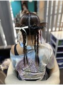 エクステ入りカチモリツイン