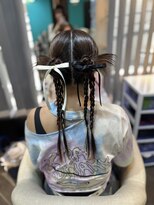 エクステ入りカチモリツイン
