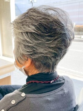 ヘアークリアー 春日部 ミセス 首元すっきり軽やかショートスタイル 美シルエット