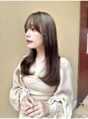 韓国スタイル/透明感カラー/レイヤーカット