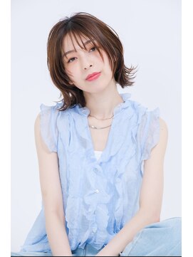 フェイス 札幌麻生店(face) 【外はねくびれボブ】30代40代から大好評◎