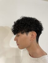 ニアウ 伊勢崎連取店(Niau)&nbsp;メンズマッシュ波巻きスパイラルパーマメンズパーマ