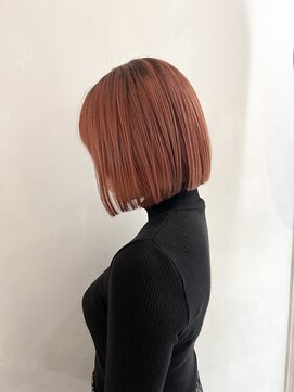 マスカリ(muscali) ハイライト/ダークアッシュ似合わせカットミディアムレイヤーb55