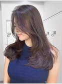 【レイヤーカット】韓国ヘア顔まわりカットロングレイヤー