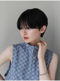 マッシュショートハンサムショート丸みショート大人ショートヘア