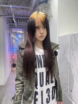 グロウ 渋谷(grow)&nbsp;プルエクステで作るデザインカラー☆