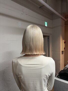 トクテ 吉祥寺(tokute) グレージュカラー/ボブウルフ/黒髪/ココアベージュ