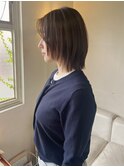 抜け感ヘアのボブレイヤー/レイヤーカット/フェイスレイヤー