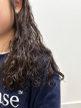 ロング×パーマ