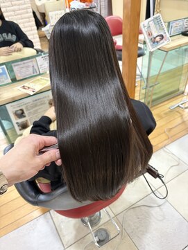 美髪縮毛プリエストレート