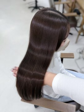 ハピネス 梅田茶屋町店(HAPPINESS) 韓国風/レイヤーカット/顔周り/顔まわり/髪質改善/ベージュ