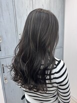 ロテ(LOTE.)&nbsp;着物ヘア/大人ガーリー/ダークアッシュ/似合わせカット/一宮