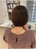 【AIR大阪】栃本優美 お客様ヘア 丸みショートボブ
