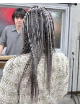ヴェルム ヘア デザイン(Velum.HAIR DESIGN) アンブレラカラー×ルーツカラー バレイヤージュ風ハイライト