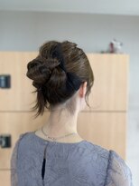 ヘアーアートミュージアム(Hair Art Museum) お呼ばれシニヨン♪