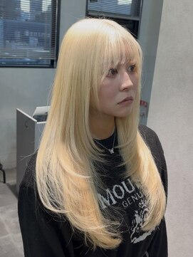 エル オオサカ 心斎橋店(L. OSAKA) ブロンドカラー/レイヤーカット