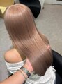ペレ 渋谷(PELE)&nbsp;イエベさん向け!柔らかさを出したミルクティー/ブリーチ2回